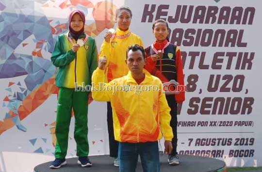 Keren..! Atlet Atletik Bojonegoro Sumbang 2 Medali
