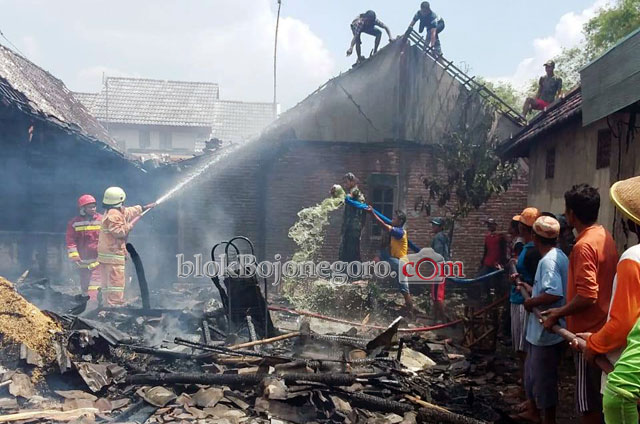 Rumah dan Lahan Hutan Dominasi Kebakaran di Bojonegoro