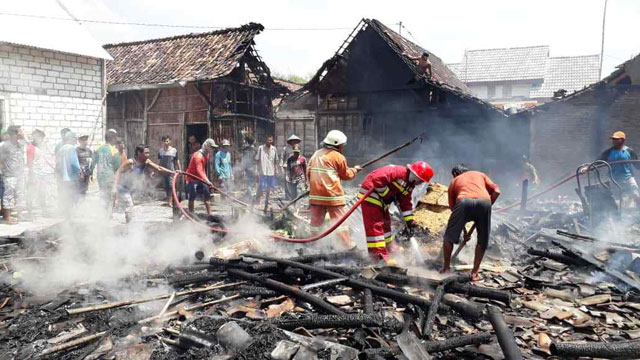 75 Kebakaran di Bojonegoro, Kerugian Mencapai Rp2,3 Milyar