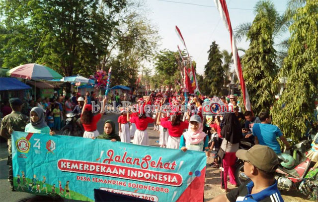 Semarak HUT, 17 Perlombaan Satukan Warga Semanding