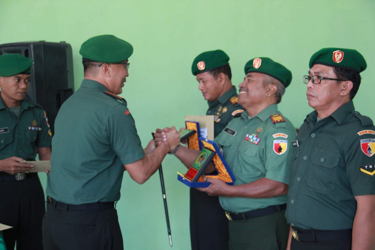 38 Personil Kodim 0813 Bojonegoro Purna Tugas