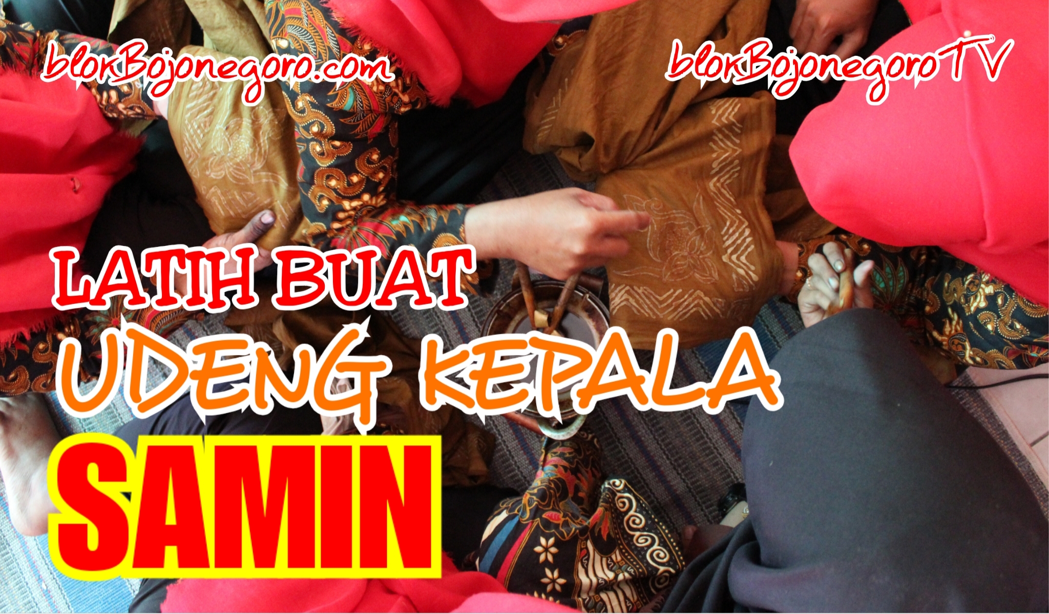 Latih Buat Batik Udeng Kepala untuk Souvenir Khas Samin