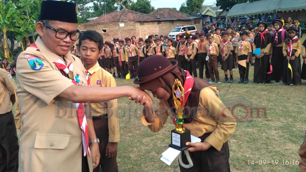 MI Islamiyah Sarangan Sabet Juara Satu di Pesta Siaga Kwaran Kanor