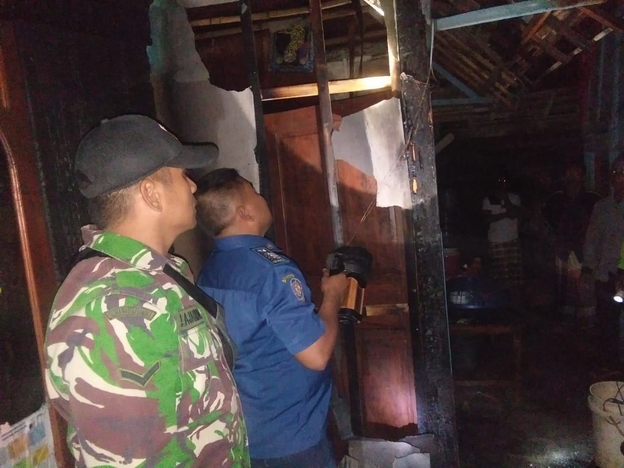 Ditinggal Nonton Hiburan, Rumah di Ngasem Terbakar
