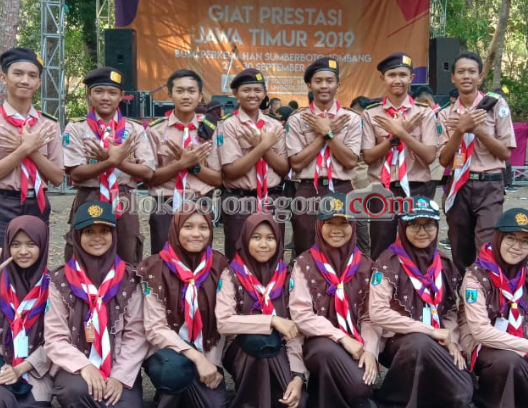 Pramuka Penegak Bojonegoro Ikuti Giat Prestasi Jawa Timur Tahun 2019
