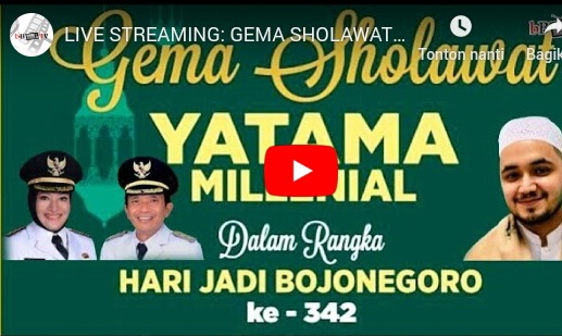 Live Streaming: Gema Sholawat Hari Jadi Bojonegoro