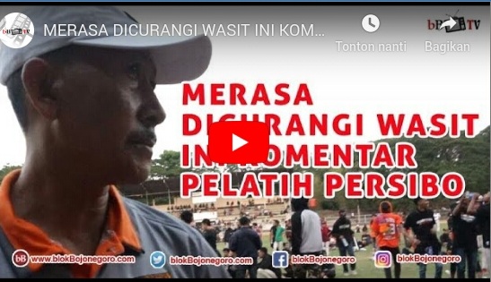 Merasa Dicurangi Wasit ini Komentar Pelatih Persibo