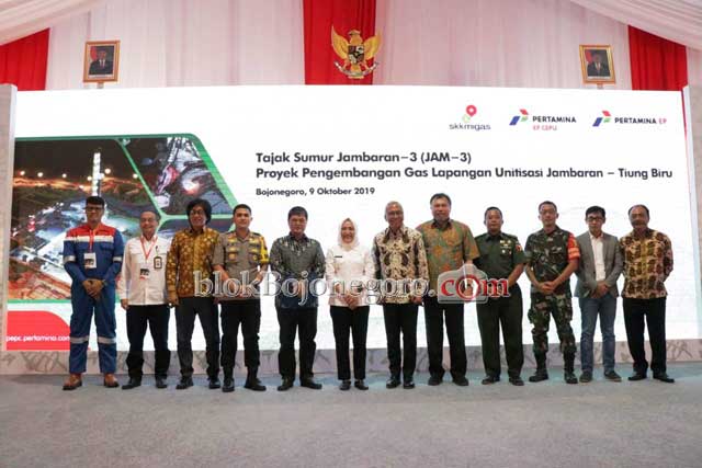 Menghadiri Tajak Sumur Jambaran – 3, ini Harapan Bupati Bojonegoro