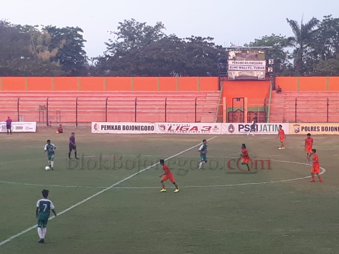 Menit 73 Persibo Unggul 3-2 Atas Bumi Wali FC