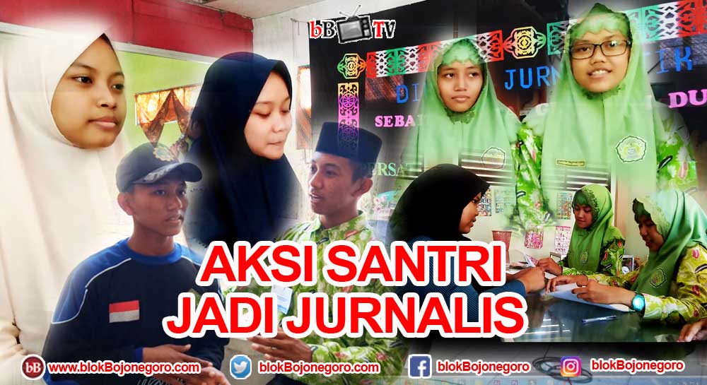Aksi Para Santri Belajar Jadi Jurnalis