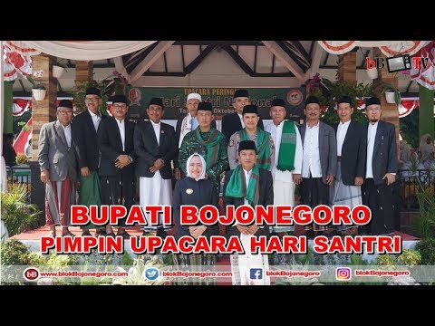 Bersarung, Bupati Pimpin Upacara Hari Santri