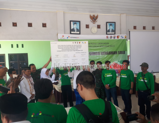Pertamina EP Asset 4 Sukowati Field Peduli Lingkungan, Lestarikan Bengawan Solo