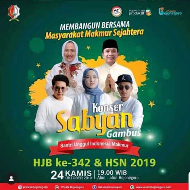 Kamis Malam, Sabyan Gambus Konser di Alun-alun