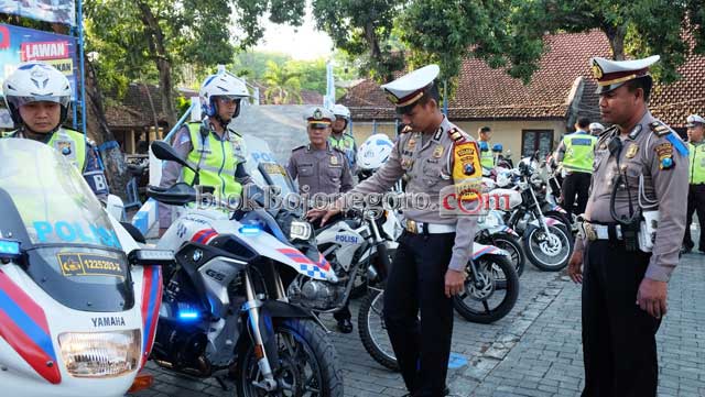Satlantas Polres Bojonegoro Apelkan Kendaraan Dinas