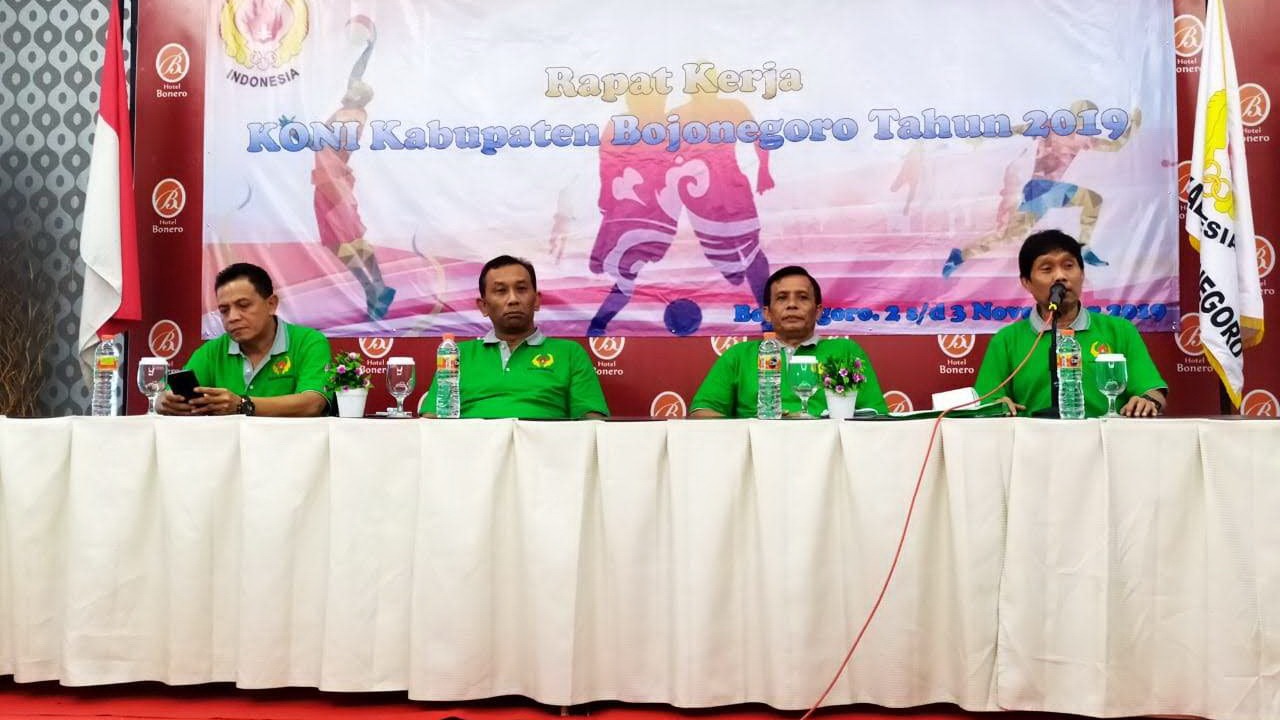KONI Bojonegoro Gelar Rapat Kerja, Bahas Program Kerja 2020