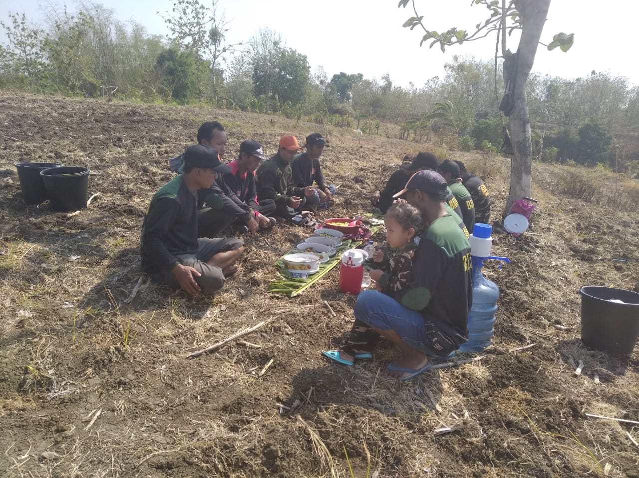 Perkuat Ekonomi, Banser Kedungadem Tanam Jagung
