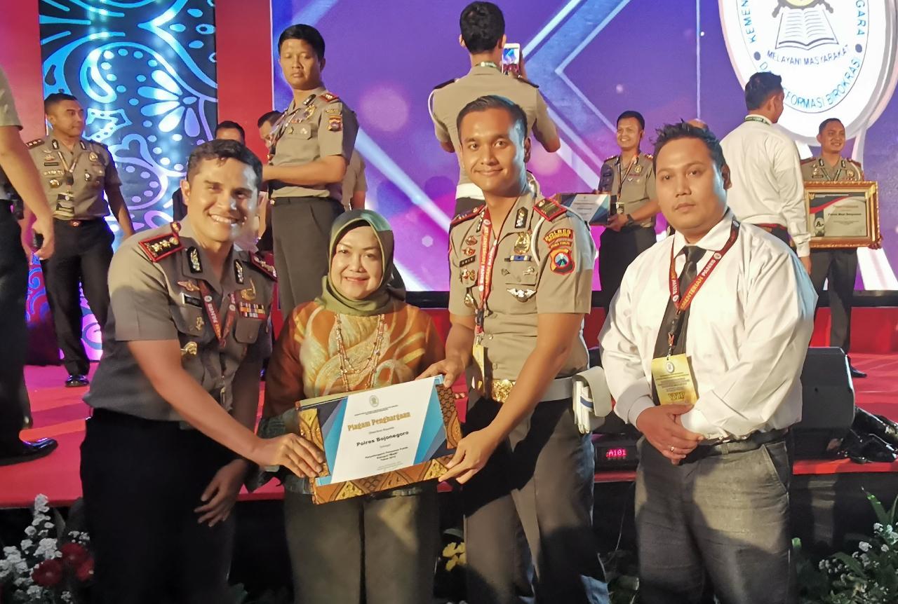 Prestasi di Akhir Masa Jabatan, Polres Bojonegoro Terima Penghargaan Kemen PAN-RB