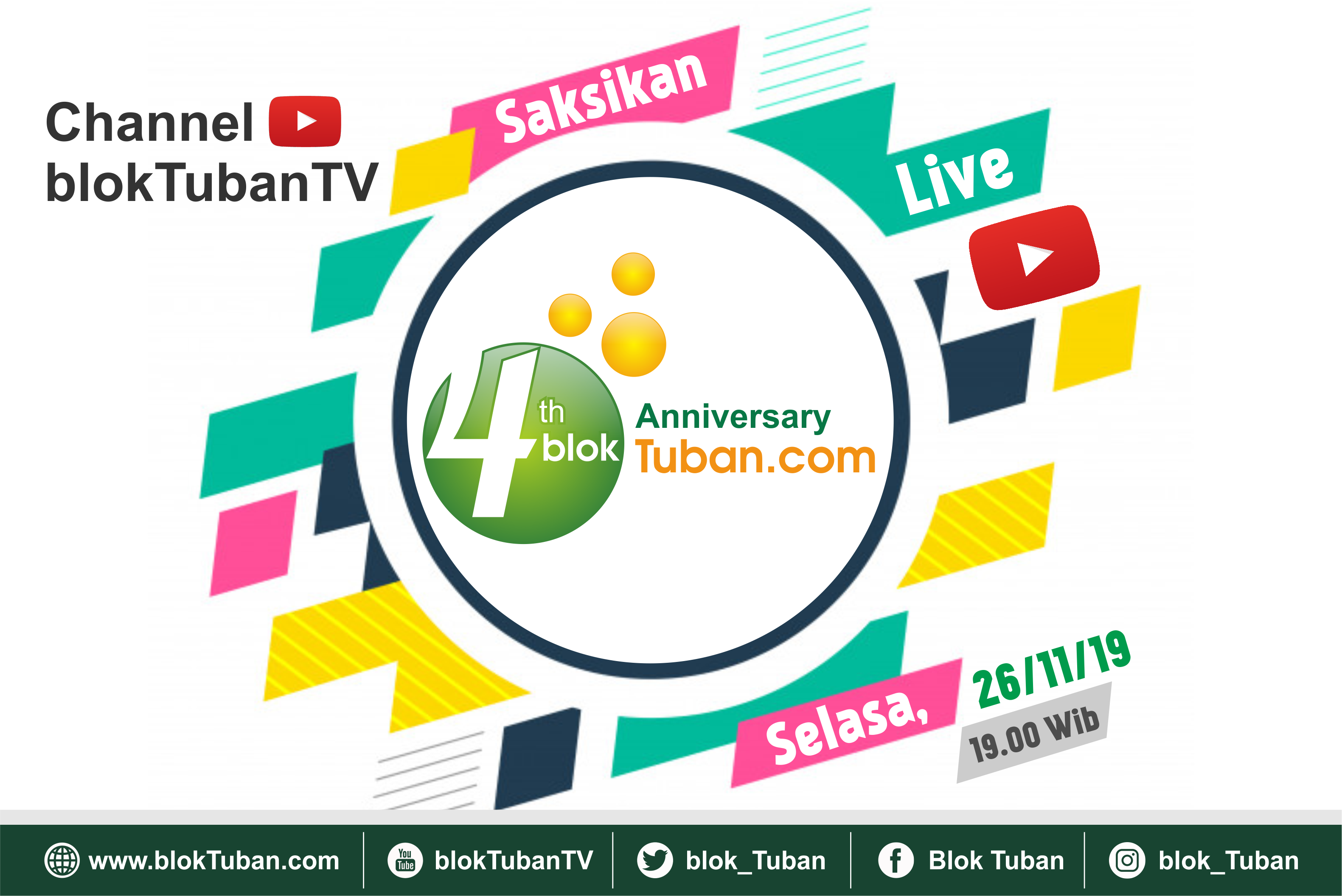 Saksikan Live Ulang Tahun blokTuban.com