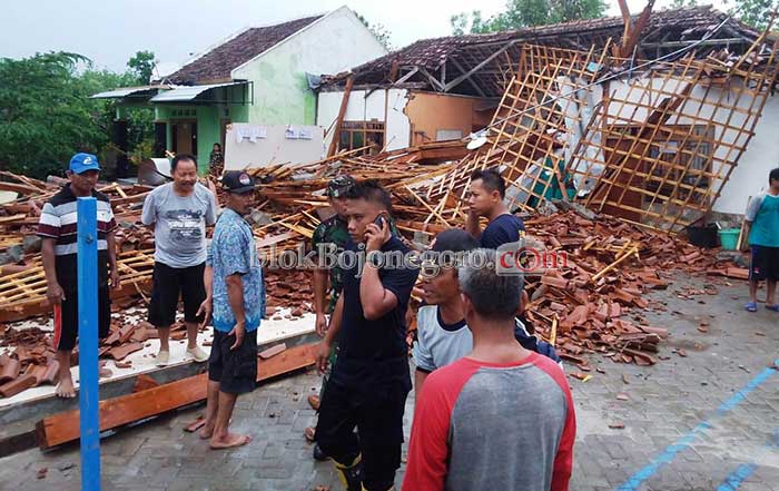 4 Rumah Rusak, Kerugian Ditaksir Rp49 Juta