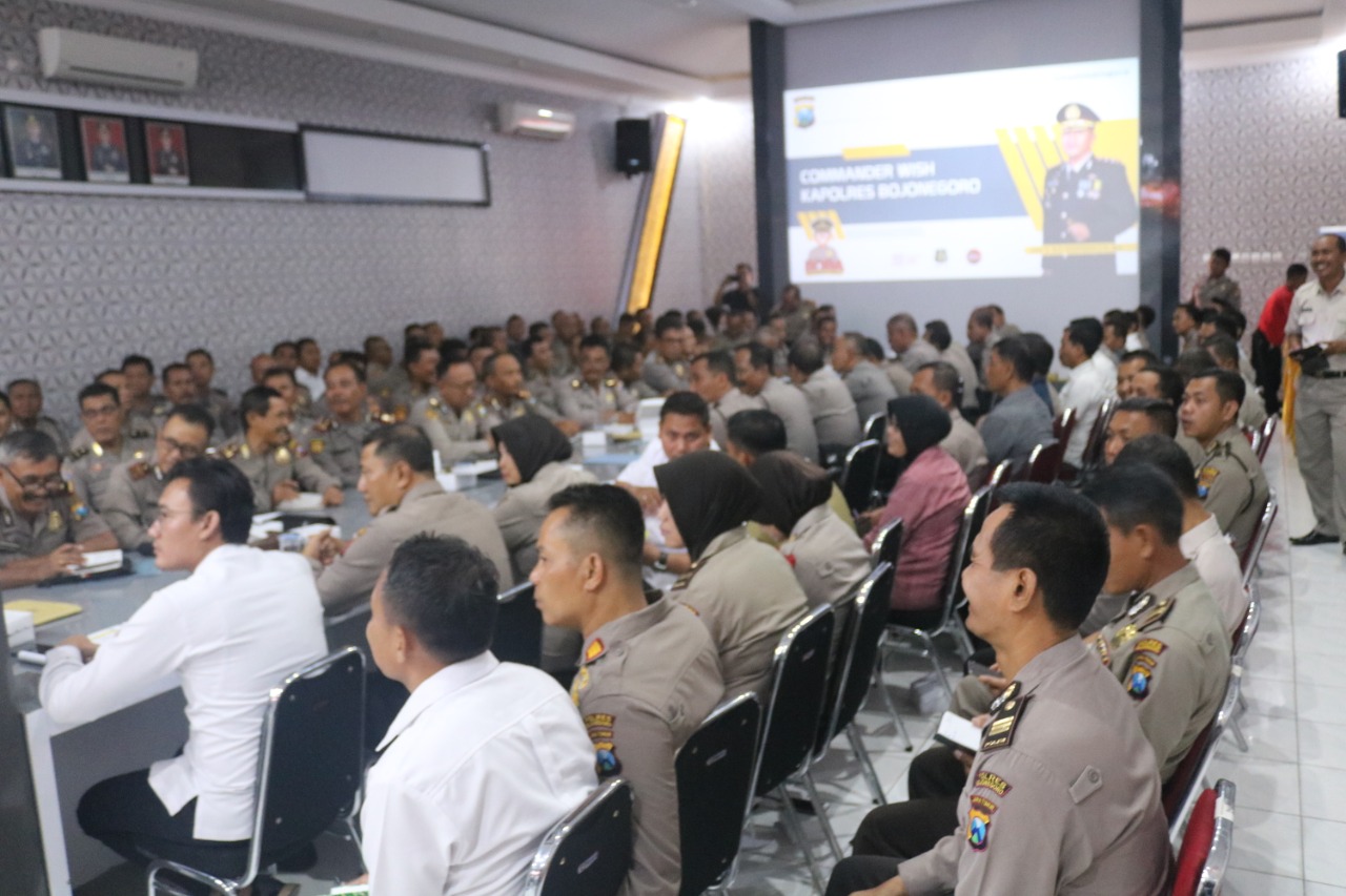 Kapolres Bojonegoro Berharap Anggota Polres Bojonegoro “BAHAGIA”