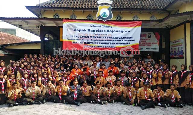 Polsek Sumberrejo Gelar Apel Penguatan Mental Saka Bhayangkara