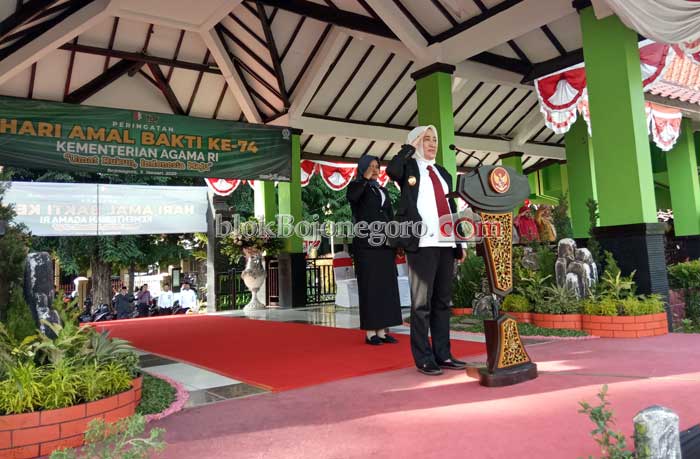Peringati Hari Amal Bhakti Ke-74 Kemenag Gelar Apel