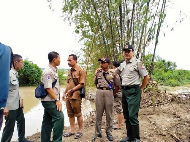 Tanggul Kali Kejo Jebol, Genangi Lahan Persawahan di 5 Desa