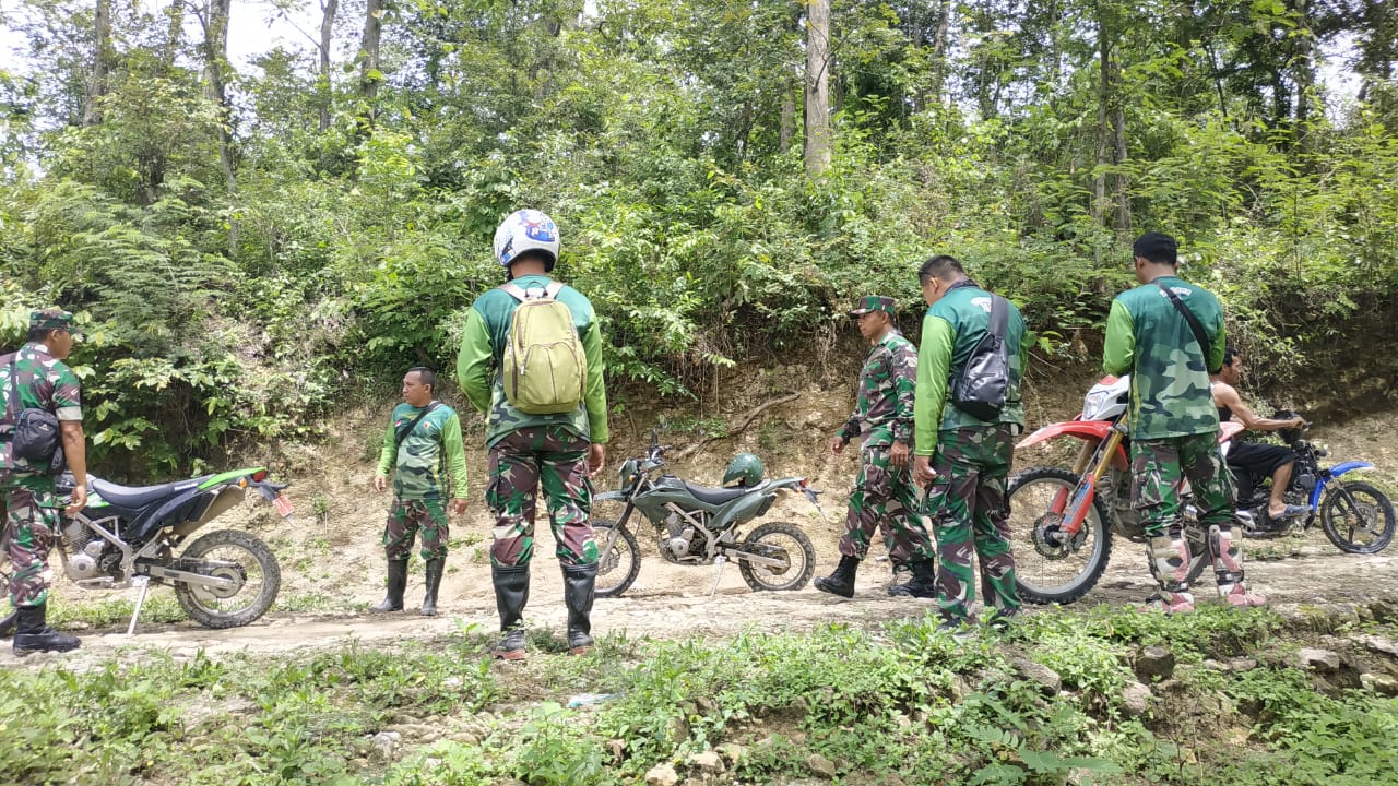 Sarana Komsos, Dandim Bojonegoro beserta Jajaran Patroli Desa