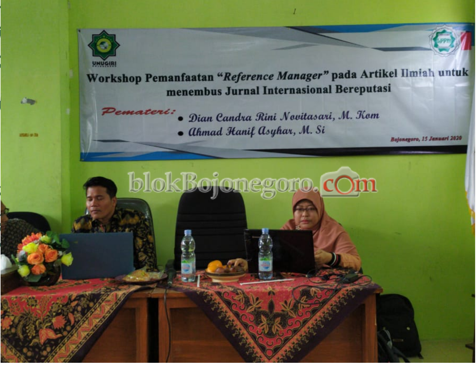Civitas Akademika Unugiri Gelar Workshop Pemanfaatan Reference Manager