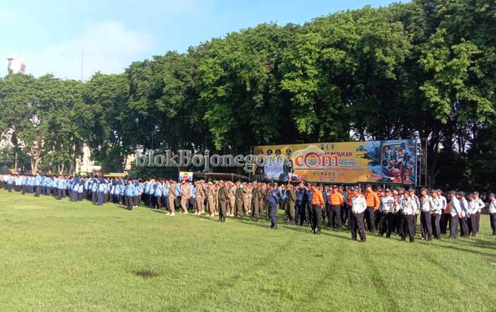 Deklarasikan Damai Jelang Pilkades dan Apel Penangulangan Bencana
