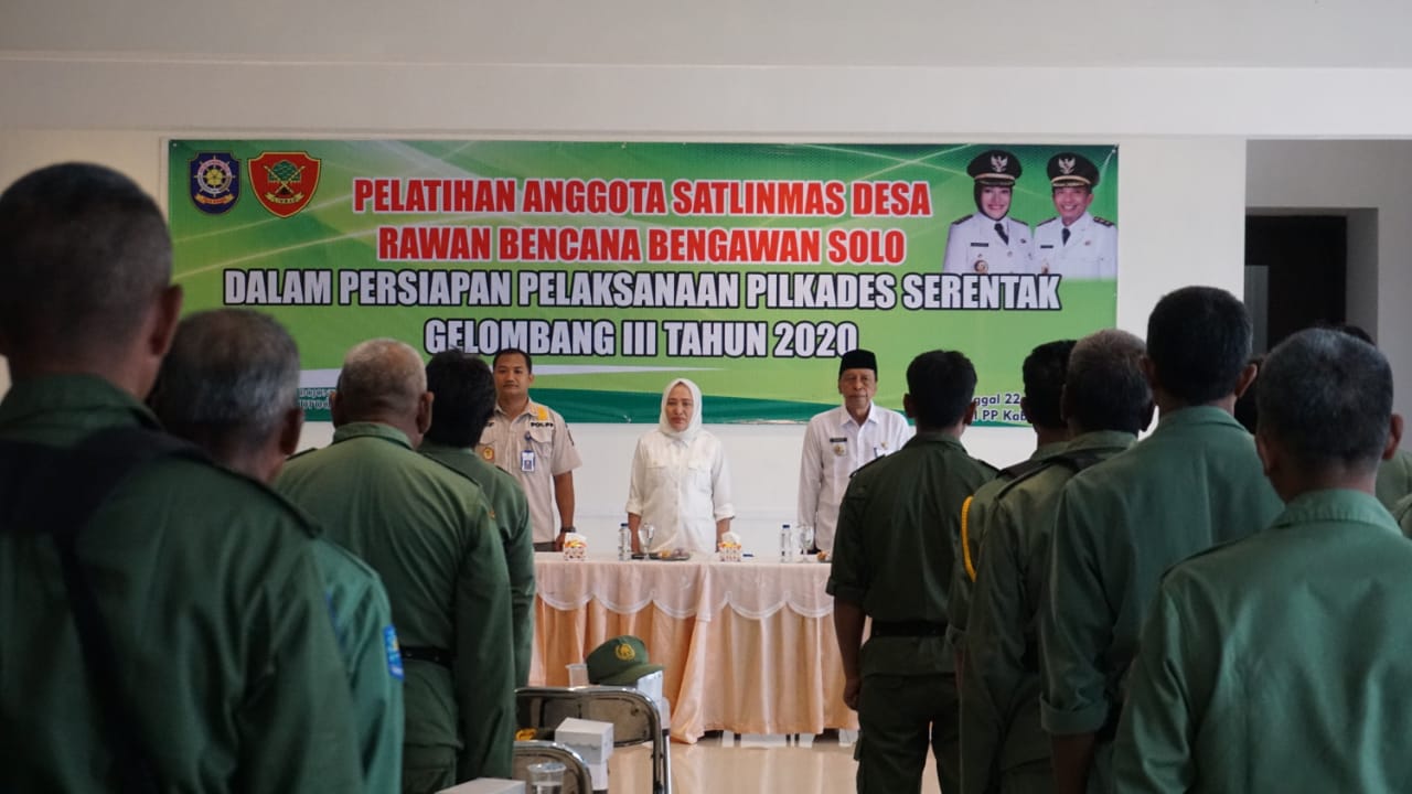 Antisipasi Banjir, Pemkab Bojonegoro Gelar Pelatihan Anggota Satlinmas Desa