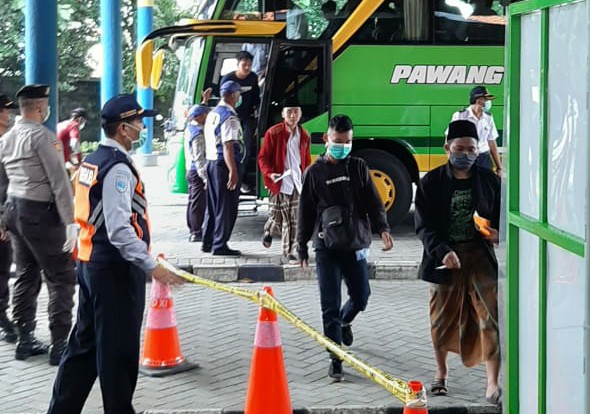 Lagi 126 Santri Putra Tambakberas Sampai di Bojonegoro