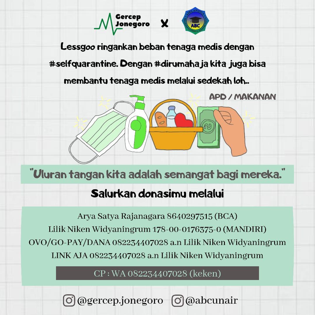 Mahasiswa Unair Asal Bojonegoro Buka Donasi APD Medis