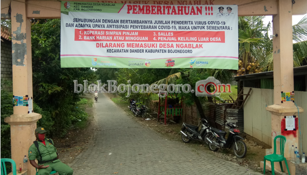 Cegah Penyebaran Covid-19, Ngablak Perketat Keamanan Masuk Desa