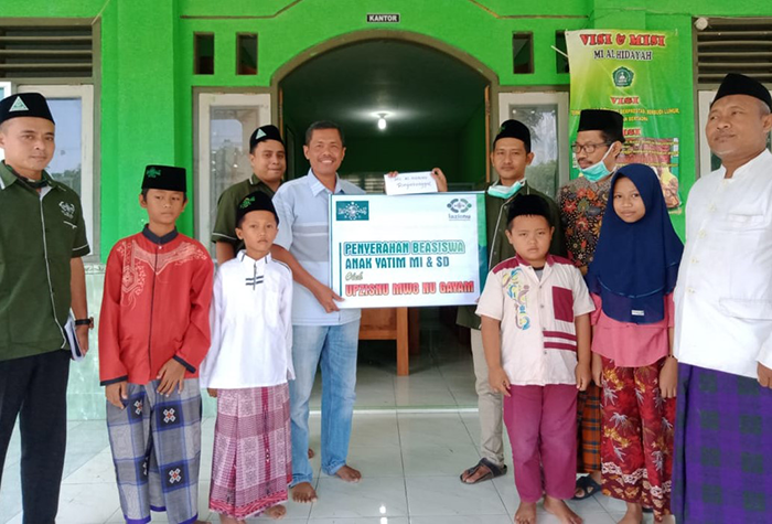 NU Gayam Salurkan Beasiswa untuk Yatim