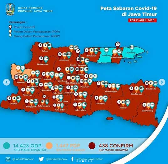 3 Positif COVID-19 di Bojonegoro
