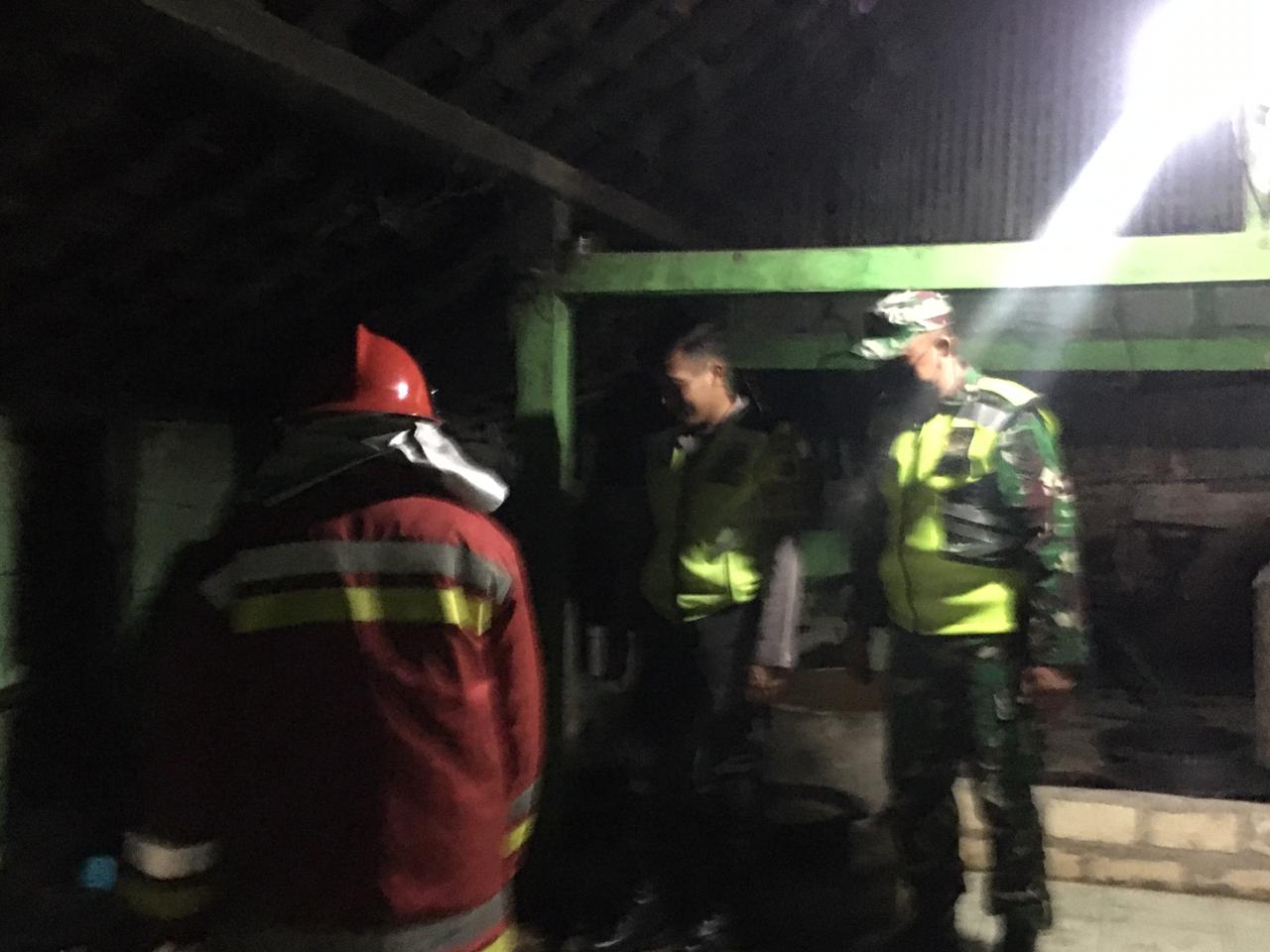 Rumah Produksi Tempe Terbakar