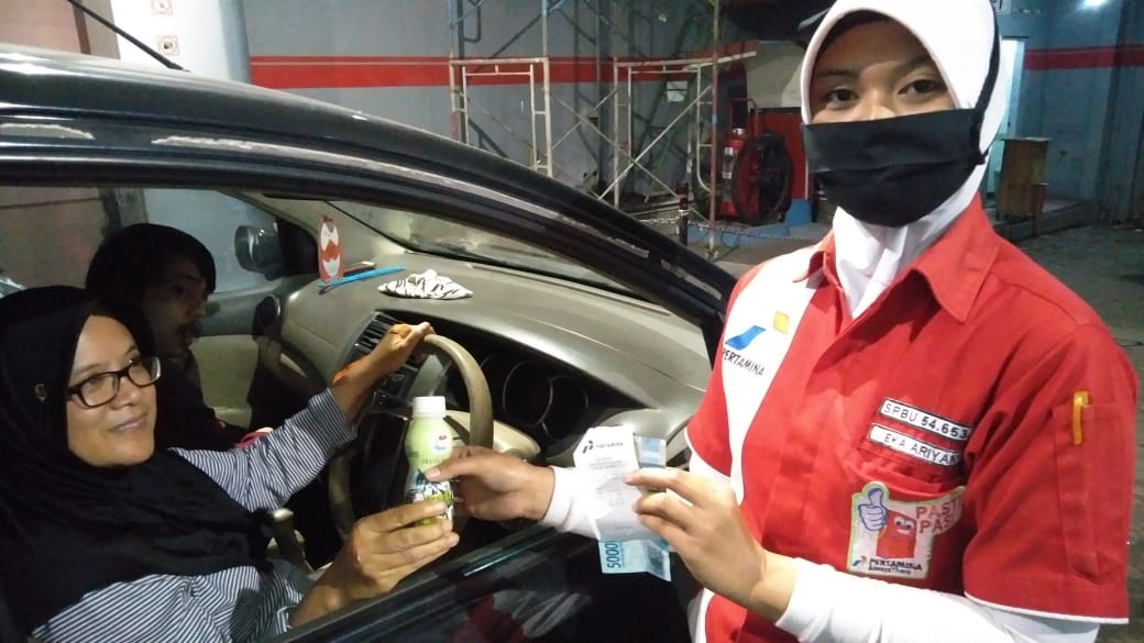Pertamina Sediakan Susu Gratis untuk Jaga Daya Tahan Tubuh