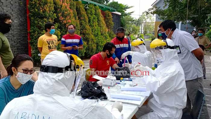 22 Pekerja dan Mitra PT Pertamina EP Asset 4 Sukowati Field Rapid Test