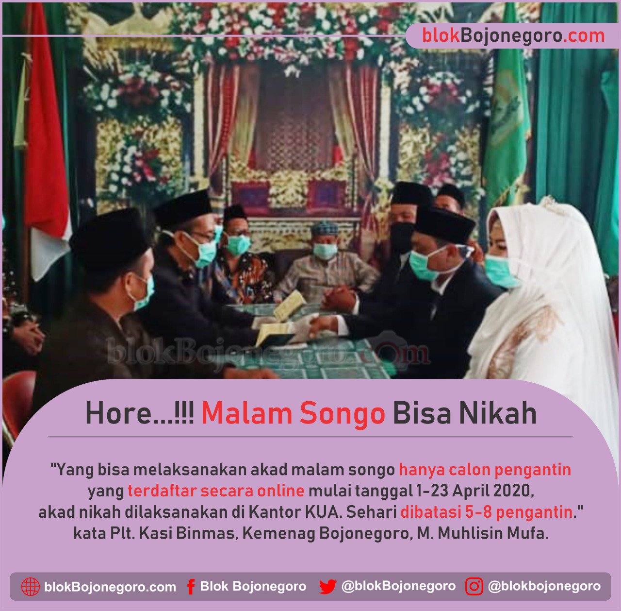 Malam Songo 457 Pasangan Menikah
