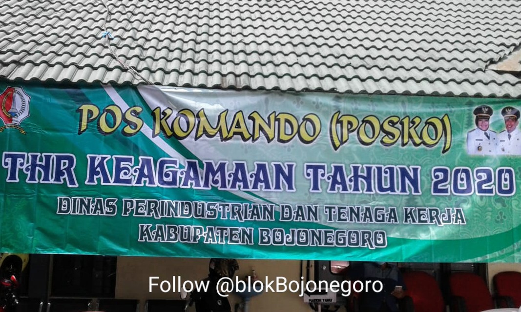 Disperinaker Bojonegoro Buka Posko Pengaduan THR