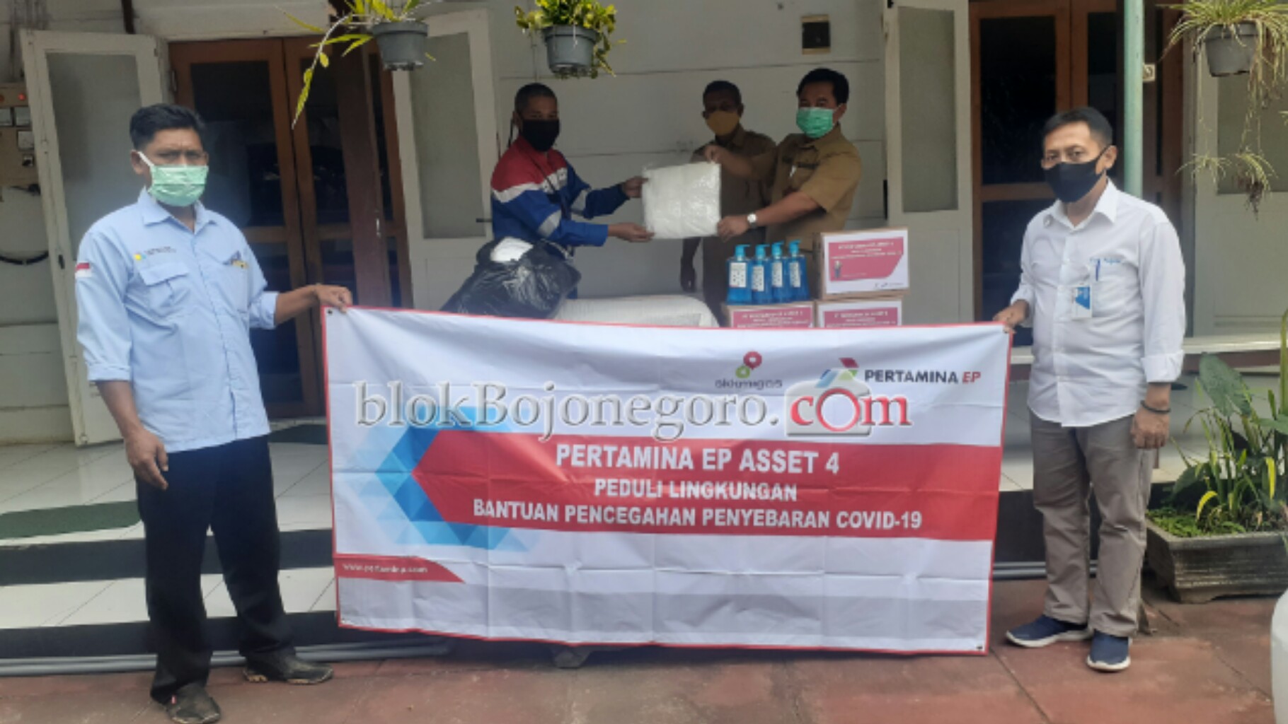 Lagi, Pertamina EP Asset 4 Sukowati Field Salurkan APD ke Dinkes Tuban
