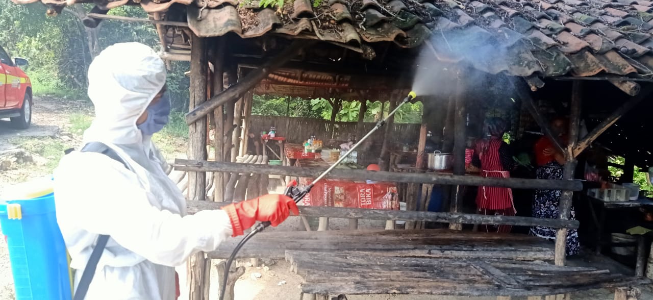 Selama Pandemi, 271 Kali Petugas Semprot Disinfektan