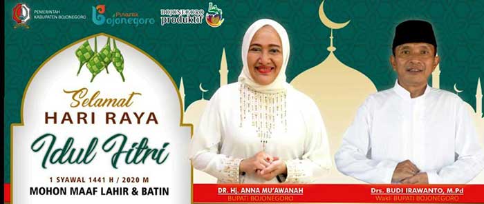 Sambutan Bupati Bojonegoro di Hari Raya Idul Fitri 1441 H/ 2020 M