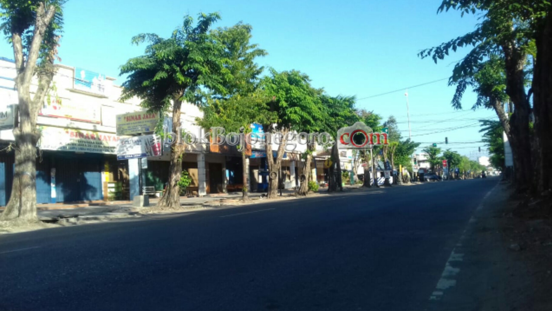 Idul Fitri, Ruas Jalan di Dalam Kota Sepi