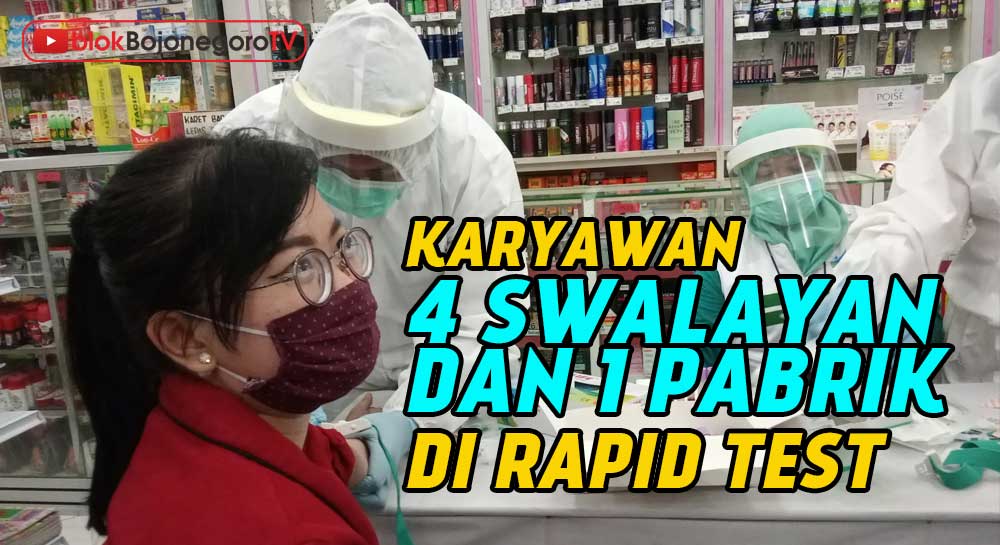 Karyawan 4 Swalayan dan 1 Pabrik Ikuti Rapid Test