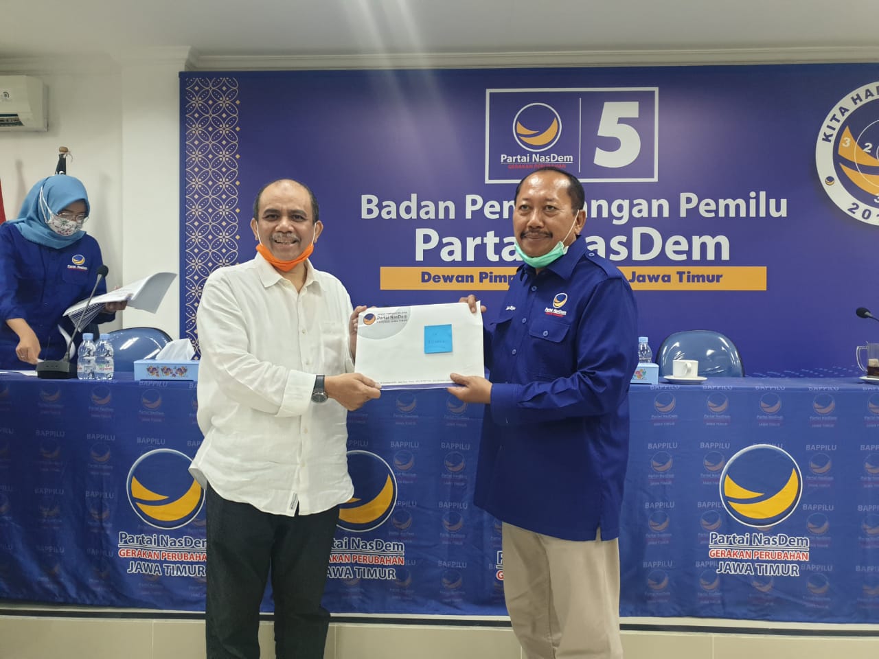 Terima SK, SM Bawa Perubahan Nasdem