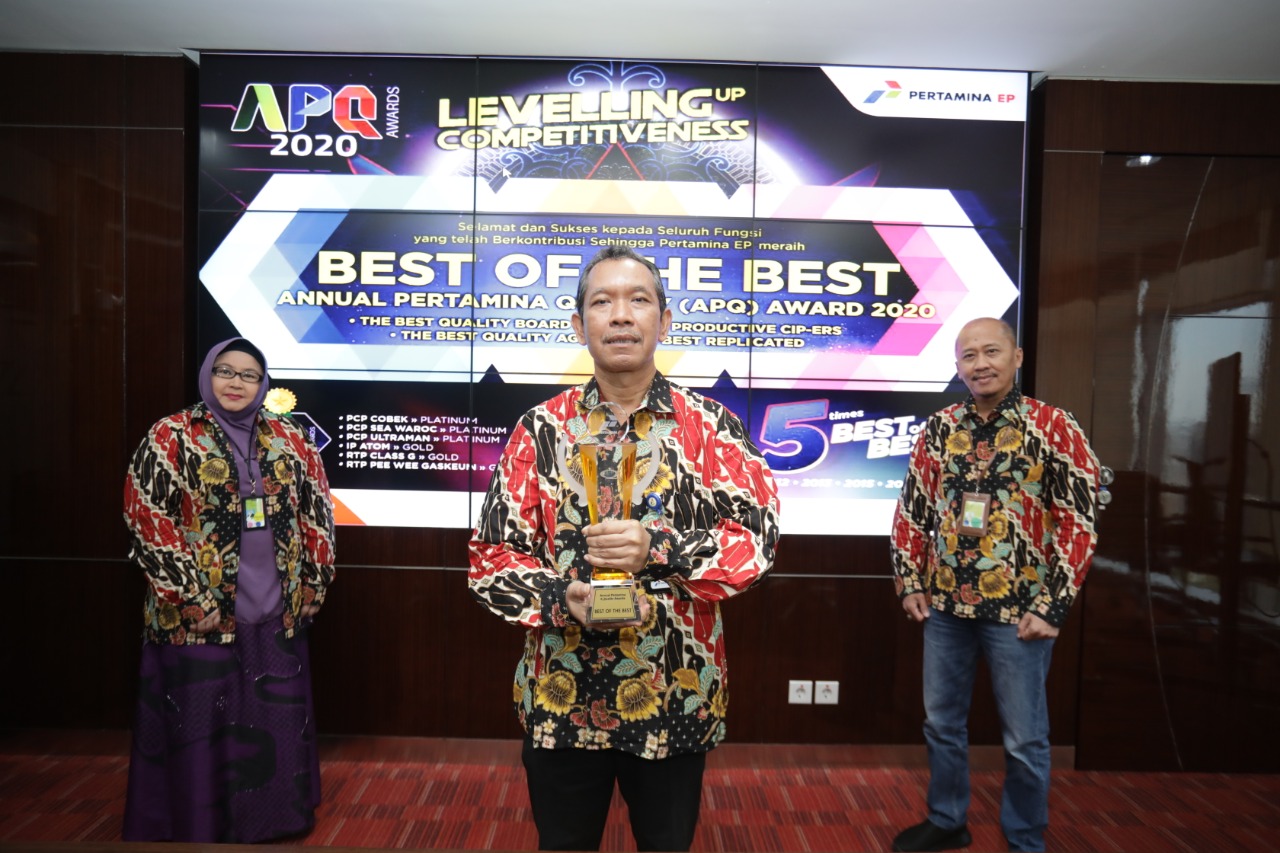 Pertamina EP Kembali Dinobatkan Best of The Best dalam APQ Awards 2020