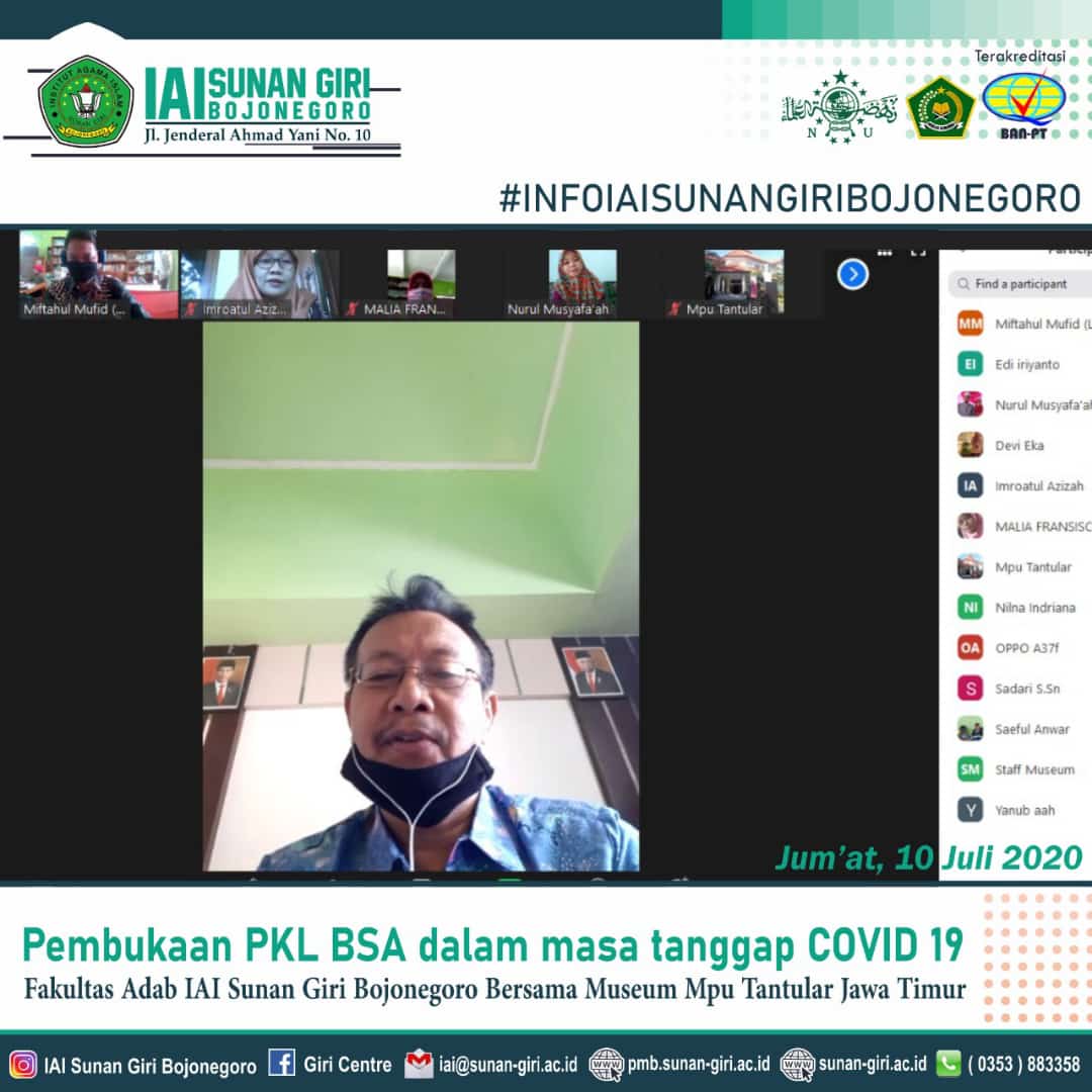 BSA Sunan Giri Bojonegoro Praktik Kerja Lapangan Online