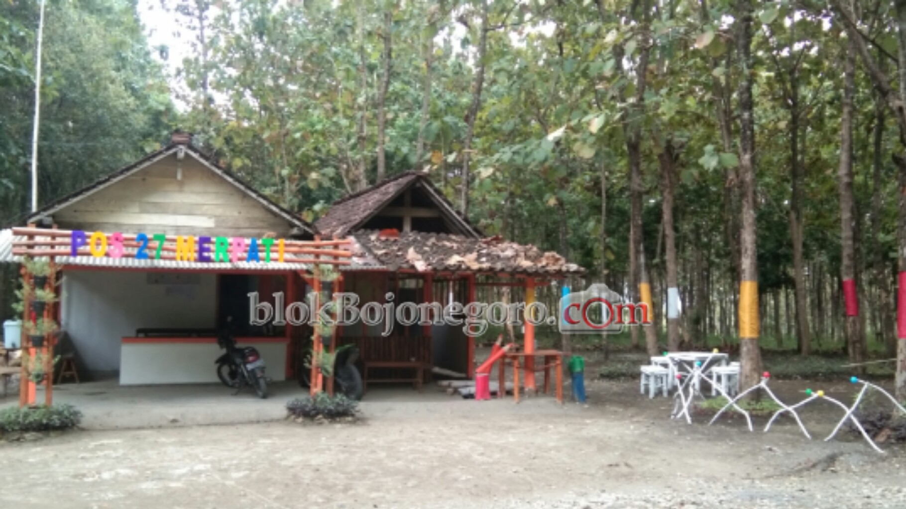 Pos Pantau Perhutani ini Seperti Taman Bermain